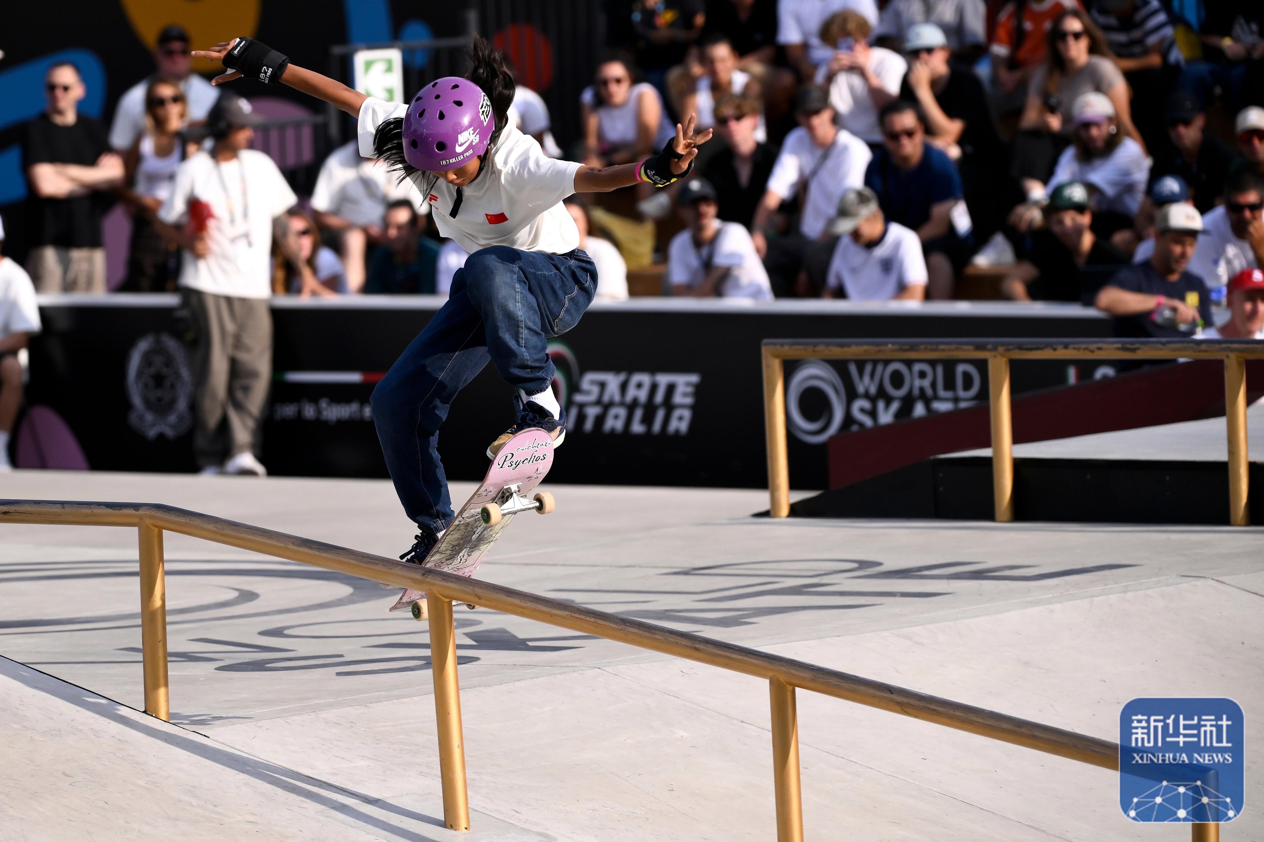 荷兰选手创造自由式滑板历史